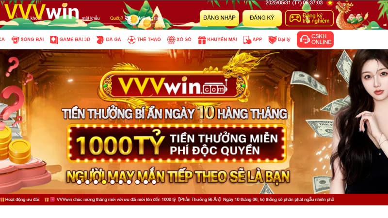 Tổng hợp về các khuyến mãi VVVwin đặc sắc và hấp dẫn nhất